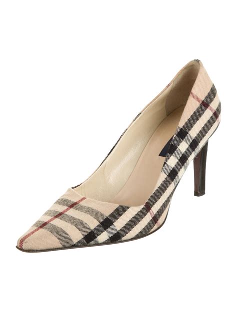 burberry pump shoes|burberry check high heels.